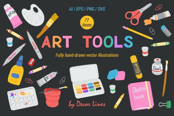 Art Tools Collection: Elevating Creativity with Versatile Design Assets