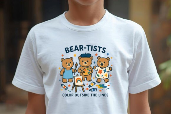 Bear Artists PNG: A Playful Spark for Creative Projects