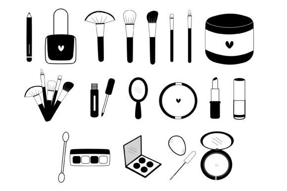 Cosmetic Clipart: A Versatile Design Asset for Beauty and Lifestyle Projects