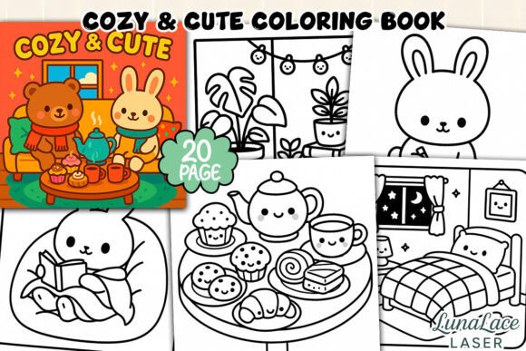 Cozy Cute Animal Coloring Page Bundle: A Thoughtful Tool for Mindful Creativity and Strategic Focus