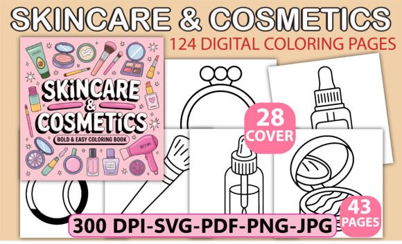 Discover the Creative World of Glow Cosmetics Bold Easy Coloring Book