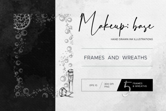 Exploring the Beauty of Makeup Base Nudes: Frames, Wreaths, and Creative Design Possibilities
