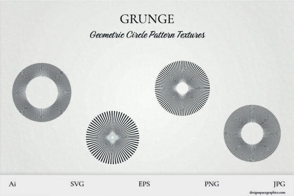 Grunge Vector Circular Pattern Textures: How to Use Them Right
